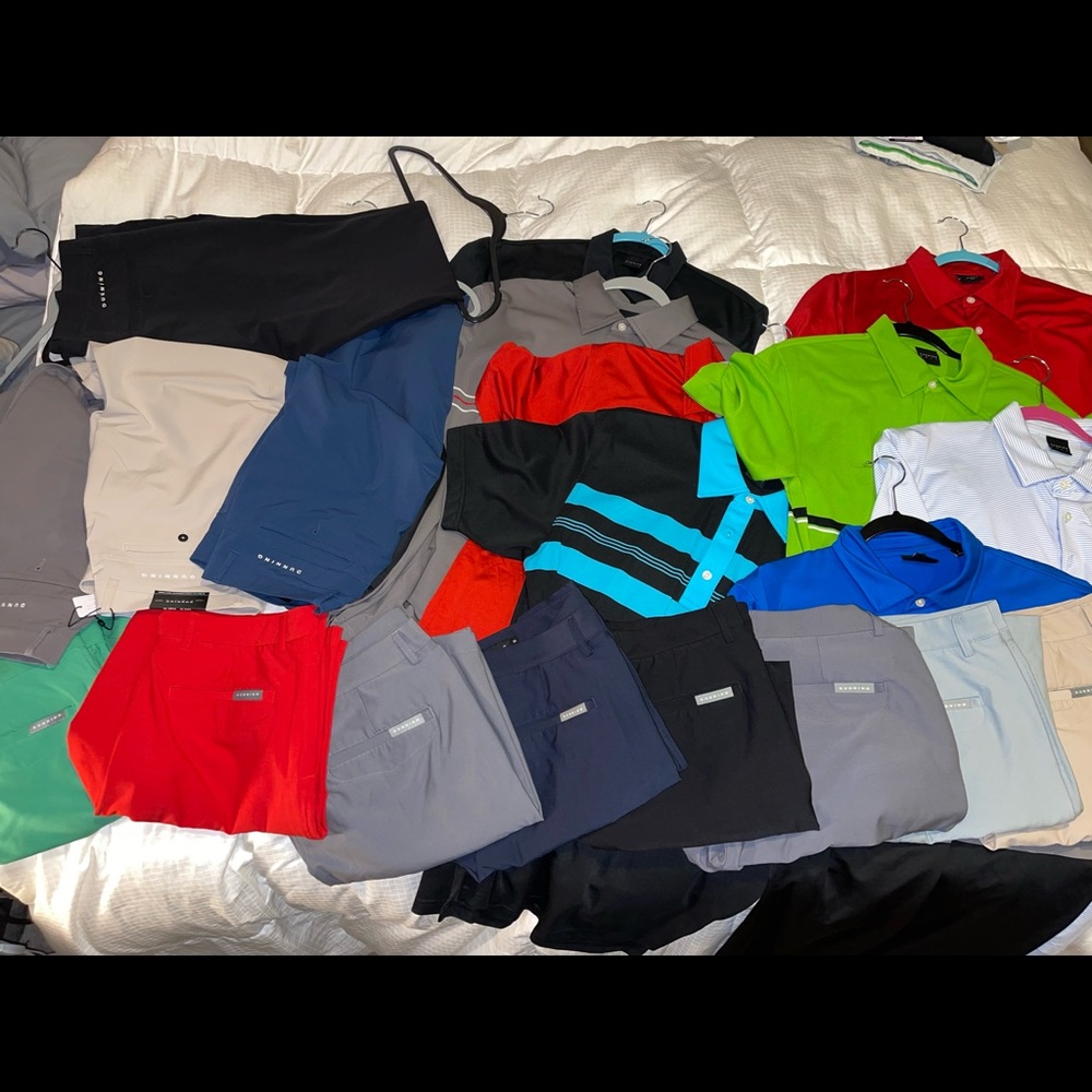 Dunning Golf Pants Shorts Shirts 34” Medium